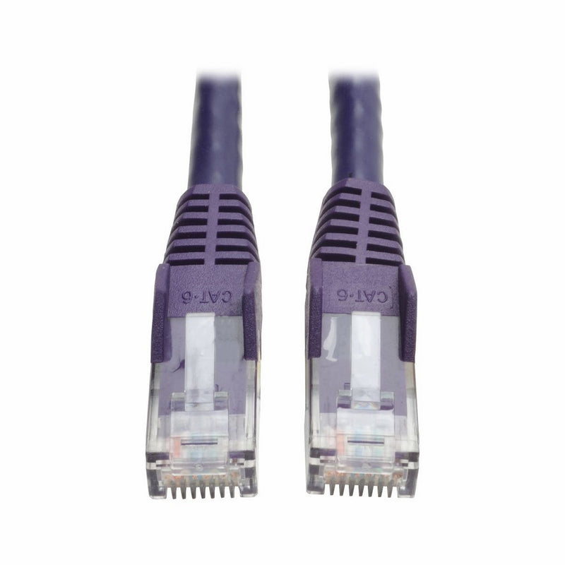 Tripp Lite Cat6 Gigabit Snagless Molded Patch Cable (RJ45 M/M) - Purple, 3-ft.(N201-003-PU)