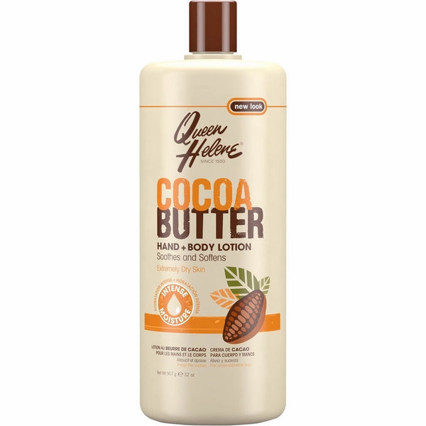 Queen Helene Hand  Body Lotion, Cocoa Butter, 32 Ounce [Packaging May Vary]