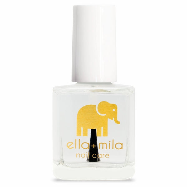 ellamila Nail Care, Quick Dry Top Coat - In a Rush (high glossy shine, UV inhibitor which prevents yellowing)