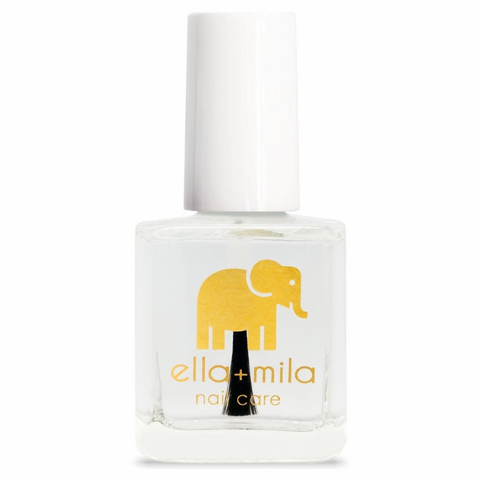 ellamila Nail Care, Quick Dry Top Coat - In a Rush (high glossy shine, UV inhibitor which prevents yellowing)