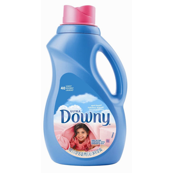 Downy Fabric Softener, Ultra Concentrated, April Fresh, 40 loads, 34 fl oz (Pack of 2)