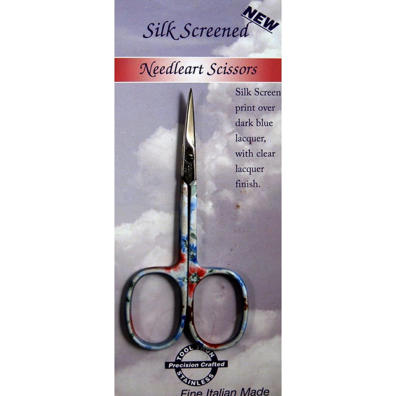 Tool Tron 3-1/2-InchNeedle Art Scissors Silk Screened