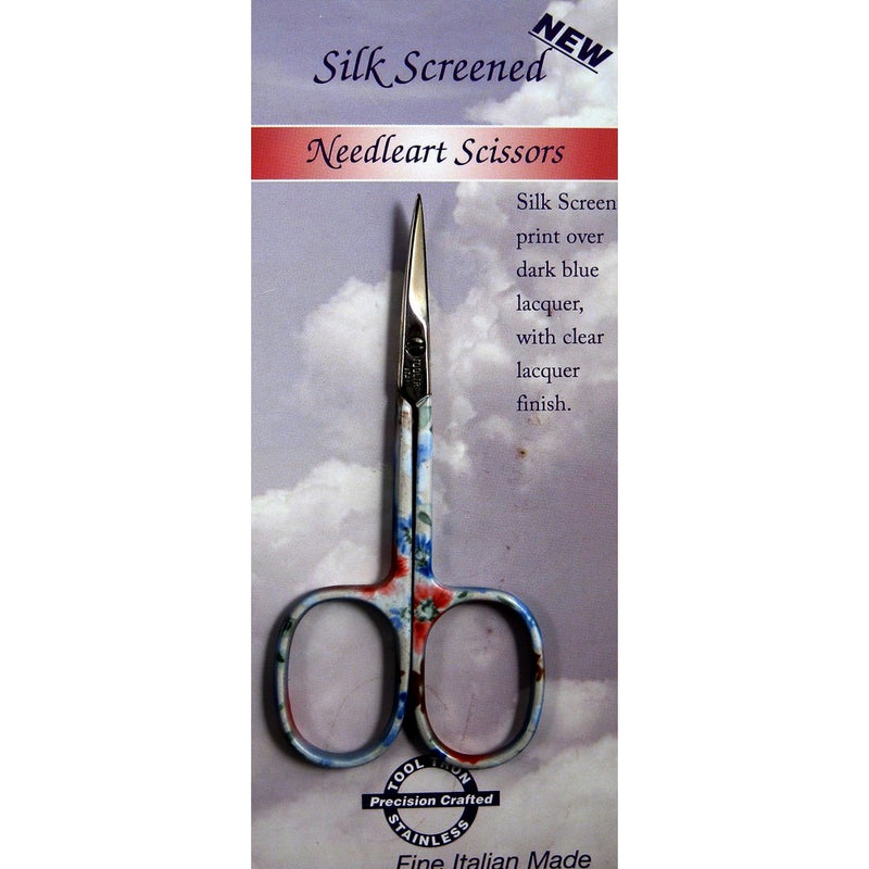 Tool Tron 3-1/2-InchNeedle Art Scissors Silk Screened