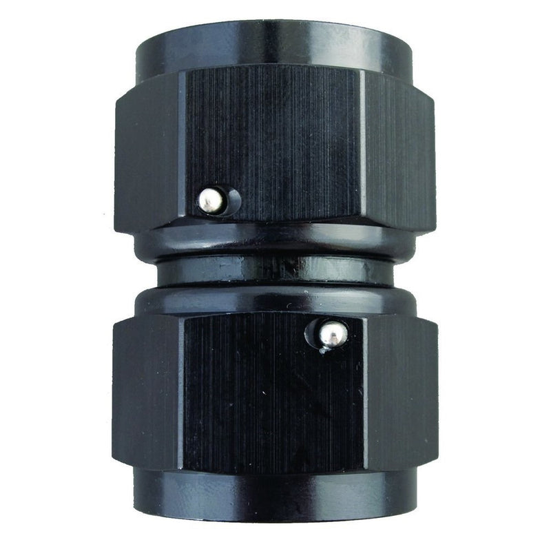 Fragola 496108-BL Black Size (-8) Female Swivel Connector