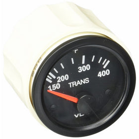 VDO 310107 Vision Style Electrical Transmission Temperature Gauge 2 1/16" Diameter, 400F