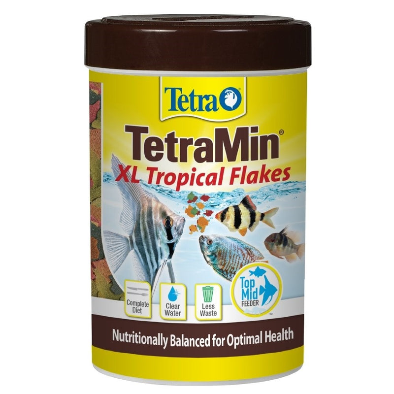 Tetra TetraMin Large Tropical Fish Flake Food, 2.82 oz