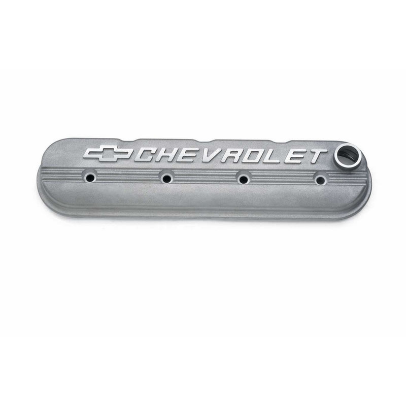 GM Parts 25534398 Aluminum Valve Cover with Hole for Small Block Chevy LS