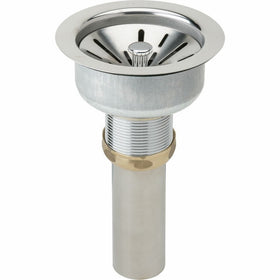 Elkay LK35 Type 304 Stainless Steel Drain with Removable Basket Strainer and Rubber Stopper