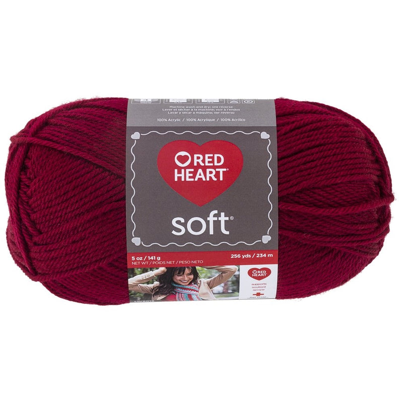 Red HeartSoft Yarn, Wine