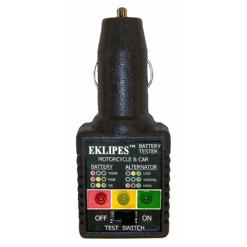 EKLIPES EK1-139 Black Automotive Dual Bank Battery and Alternator Tester