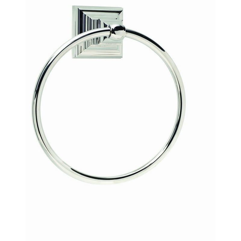 Amerock BH26511-PN Markham Collection Towel Ring, Polished Nickel