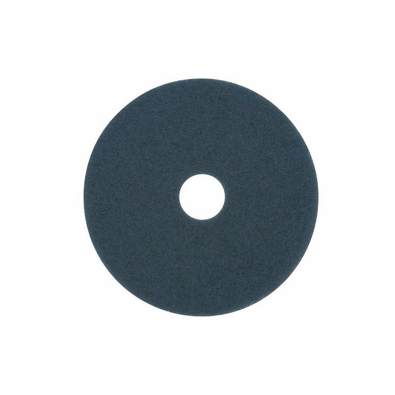 3M Blue Cleaner Pad 5300, 16" Floor Care Pad (Case of 5)