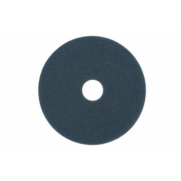 3M Blue Cleaner Pad 5300, 19" Floor Care Pad (Case of 5)