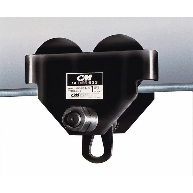 CM Series 633 Steel Manual Plain Wide Range Trolley, 1 ton Capacity