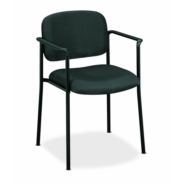 HON Scatter Guest Chair - Upholstered Stacking Chair with Arms, Office Furniture, Charcoal (HVL616)