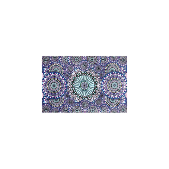 Sunshine Joy 3D Geometric Rings Tapestry Tablecloth Beach Sheet 60x90 Inches - Ring Of Water