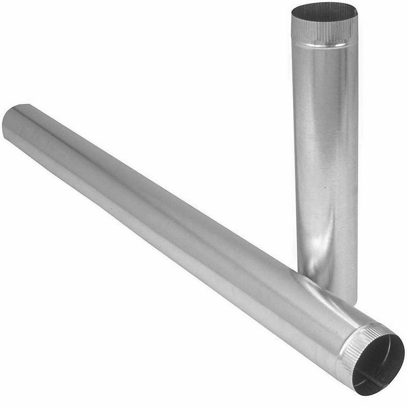 Imperial Manufacturing Group GV1335 7" X 24" Galvanized Round Pipe