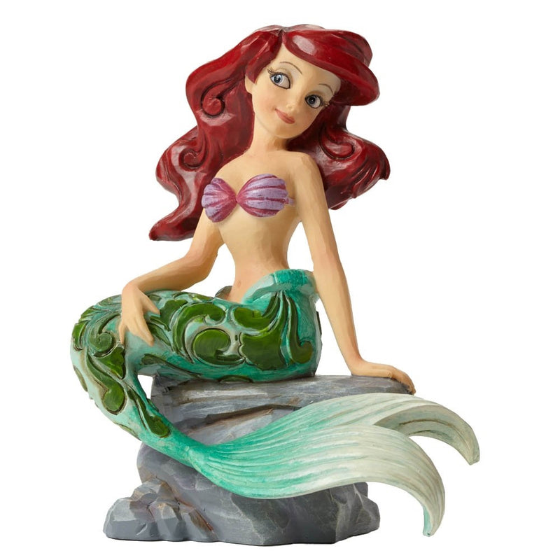 Enesco Disney Traditions by Jim Shore “The Little Mermaid” Ariel Personality Pose Stone Resin Figurine, 4.2