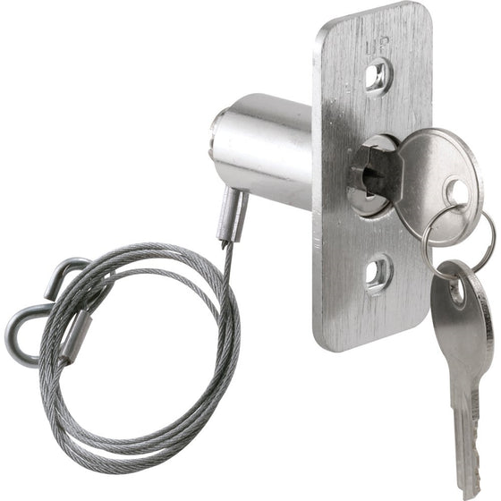 Prime-Line GD 52143 Emergency Release Lock Kit, Brushed Chrome, Pack of