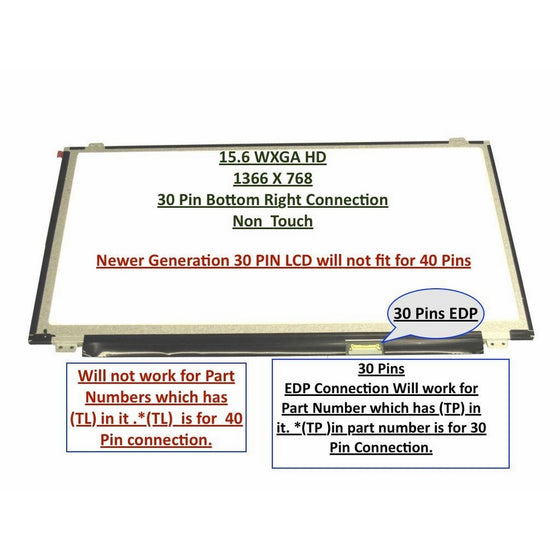 HP 15-F233WM 15-F272WM New Replacement LCD Screen for Laptop LED HD Glossy