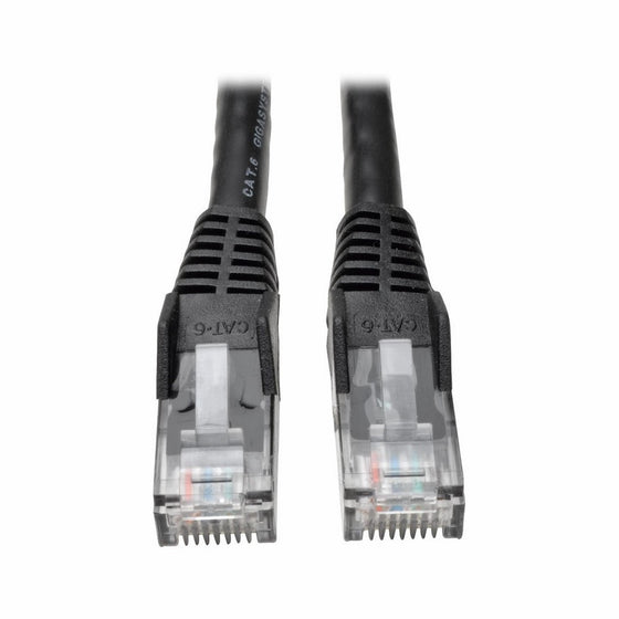 Tripp Lite Cat6 Gigabit Snagless Molded Patch Cable (RJ45 M/M) - Black, 5-ft.(N201-005-BK)