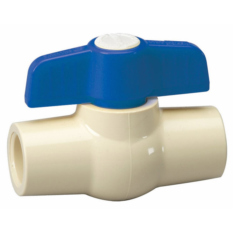 Homewerks VBV-CPV-E3B Ball Valve, Solvent x Solvent, CPVC, 1/2-Inch