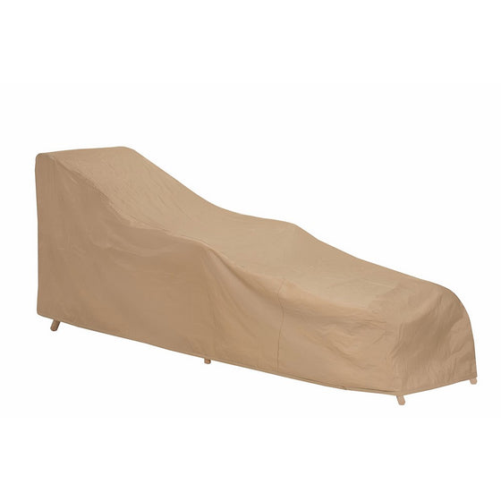 Protective Covers Weatherproof Wicker/Rattan Chaise Lounge Cover, Tan