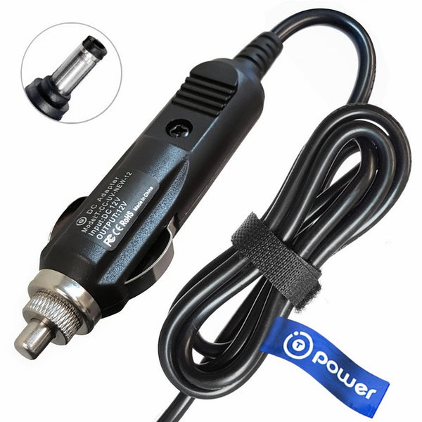 T POWER 12VDC 12v CAR CHARGER for SuperSonic Monitor 15" 19" 22" 24" 32" 1080p LED Widescreen HDTV LCD HD TV DVD HDTV DC adapter