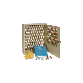 STEELMASTER Dupli-Key Two-Tag Cabinet for 120 Keys, 16.5 x 20.5 x 5 Inches, Sand (201812003)