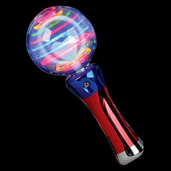 Flashing Panda Meteor Storm LED Changing Pattern Spinner Wand