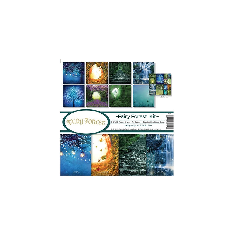 Reminisce FAF-201 Fairy Forest Scrapbook Collection Kit