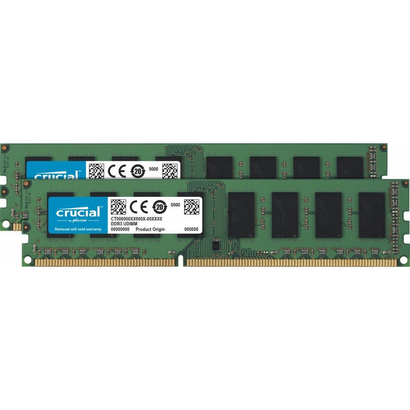 Crucial 8GB Kit (4GBx2) DDR3L 1600 MT/s (PC3L-12800) Unbuffered UDIMM High Density Memory CT2K51264BD160BJ