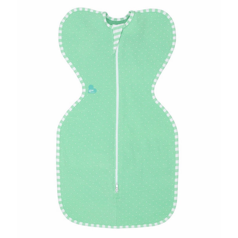 Love To Dream Swaddle UP Lite 0.2 TOG, Ice Green, Medium, 13-18.5 lbs.