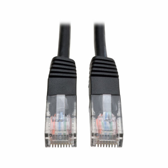 Tripp Lite Cat5e 350MHz Molded Patch Cable (RJ45 M/M) - Black, 10-ft.(N002-010-BK)