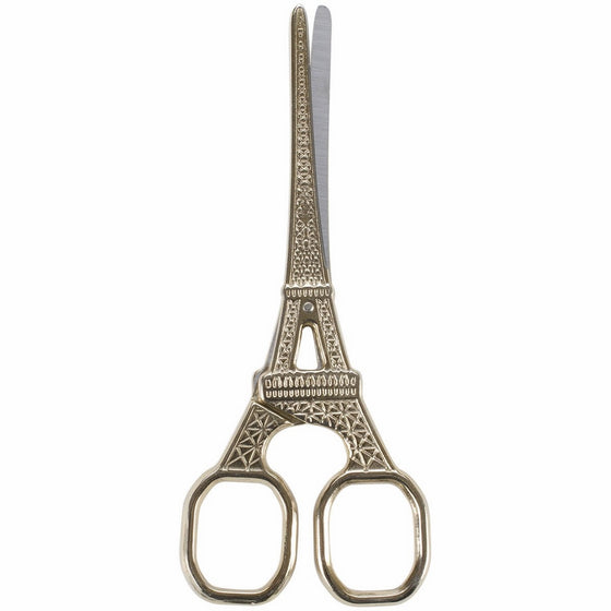 Products From Abroad M124-002 Designer Embroidery Scissor, 5-1/2-Inch, Eiffel Tower Gold