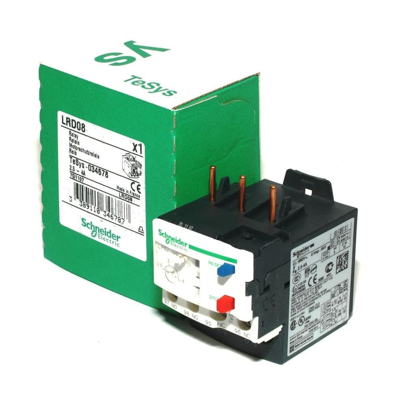 SCHNEIDER ELECTRIC LRD08 OVERLOAD RELAY