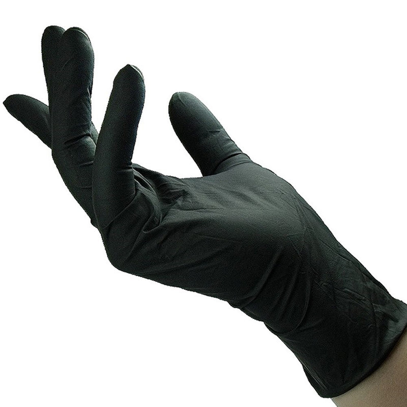 Shamrock 83012-M-bx Work, Nitrile Rubber, Thin, Cheap Medium, Black