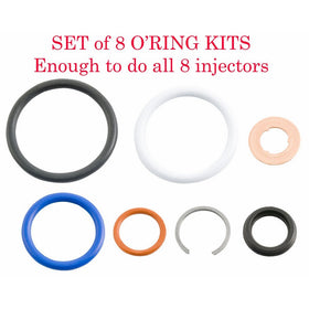 03-10 6.0L/4.5L Ford Power StrokeG2.8 Injector Seal Kit(Set of 8) # AP0002