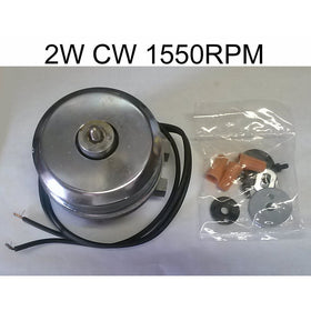 WR60X187 REFRIGERATOR CONDENSER FAN MOTOR REPLACEMENT - 2W CW 1550RPM - REPLACES MANY BRAND MOTORS AT MORE AFFORDABLE PRICE