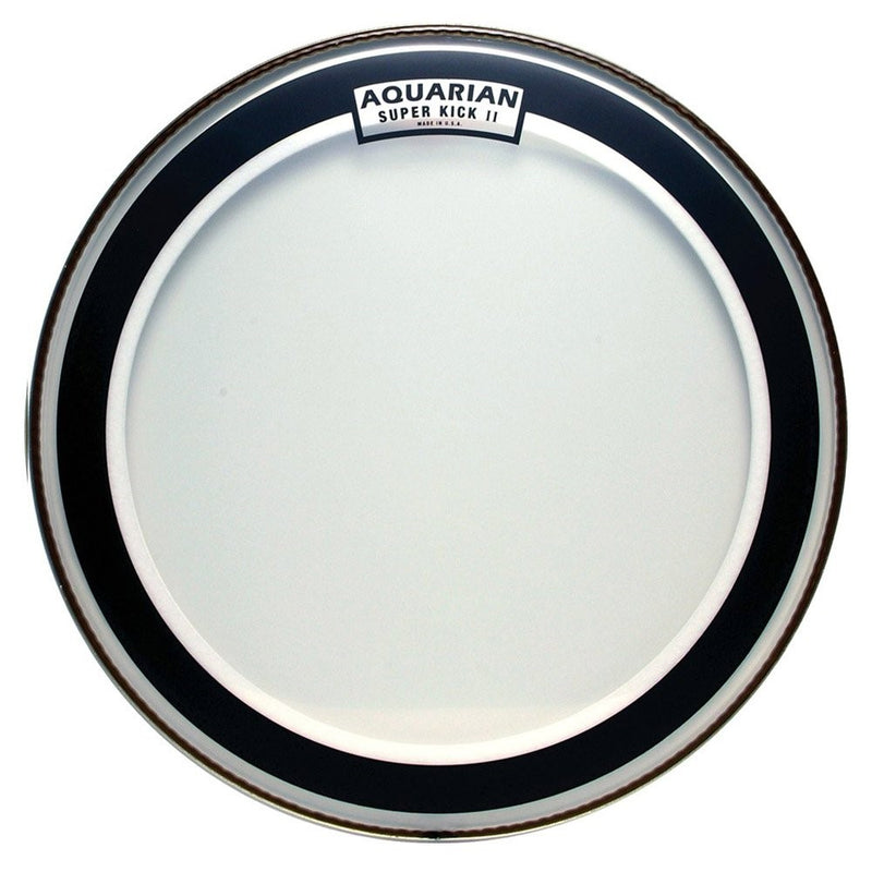 Aquarian Drumheads SKII22 Super-Kick II Double Ply 22-inch Bass Drum Head
