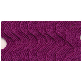 Wrights 117-401-064 Polyester Rick Rack Trim, Purple, Medium, 2.5-Yard
