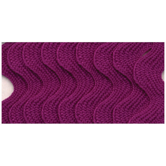 Wrights 117-401-064 Polyester Rick Rack Trim, Purple, Medium, 2.5-Yard