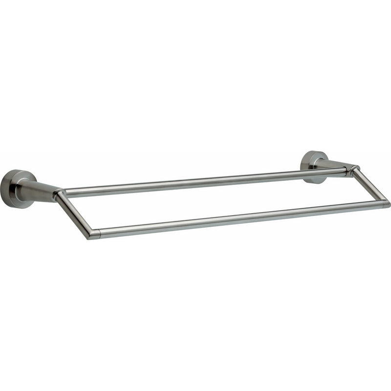 Delta Faucet 77125-SS Compel 24inch Double Towel Bar Rack, Brilliance Stainless Steel