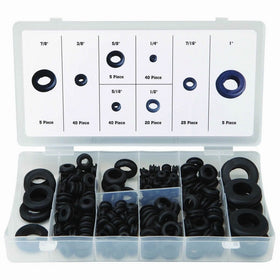180 Pc Assorted Rubber Gromet Washer Auto Harness Repair Assortment Set