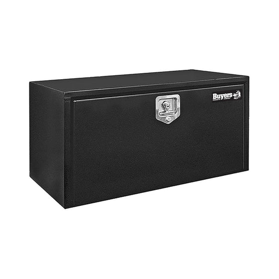 Buyers Products Black Steel Underbody Truck Box w/ T-Handle Latch (14x12x18 Inch)