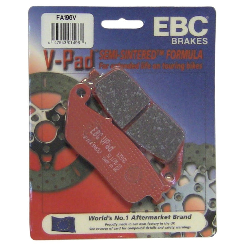 EBC Brakes FA196V Semi Sintered Disc Brake Pad (Fits Rear Only)