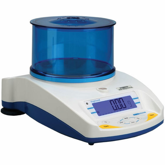 Adam Equipment HCB 123 Highland Portable Precision Balance, 120g Capacity and 0.001g Readability