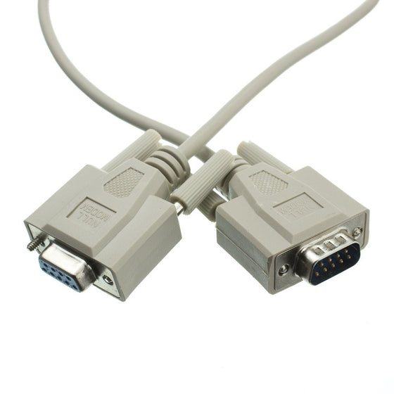 CableWholesale 10-Feet DB9 Male/DB9 Female 8C, Null Modem Cable (10D1-20210)