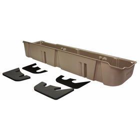 Du Ha Under Seat Storage Fits 09-14 Ford F-150 SuperCrew without Subwoofer, Tan, Part #20077
