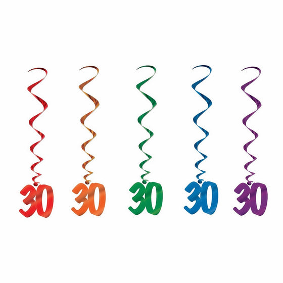 30 Whirls (asstd colors) (5/Pkg)